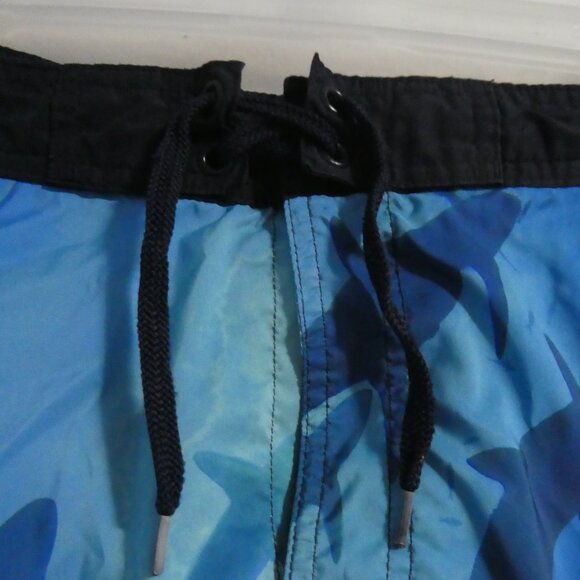 H&M | 12 - 14 years | Blue Shark Swim Shorts | Velcro & Lace-Up Front Closure - Picture 4 of 14